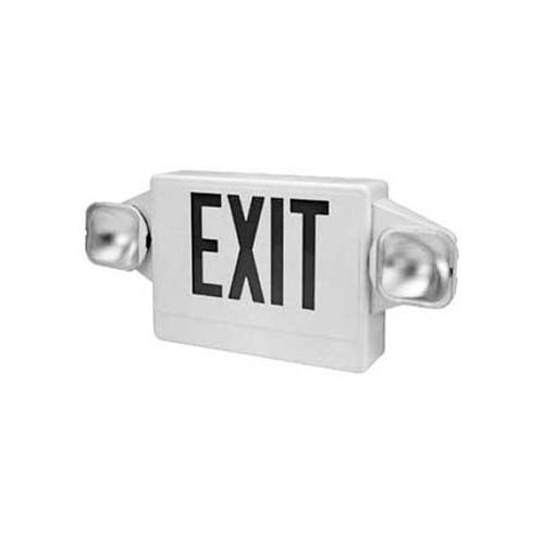 Allpoints 2531250 Exit Sign with 2 Adjustable  & Led Lighted