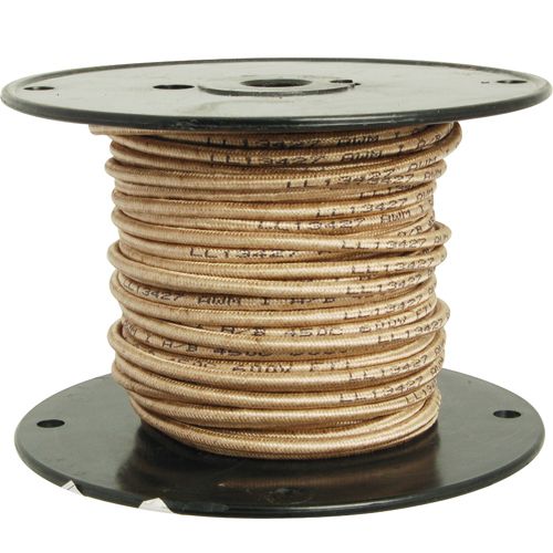 Allpoints 2531366 Hi-Temperature Wire, 12 GA,TAN,100'