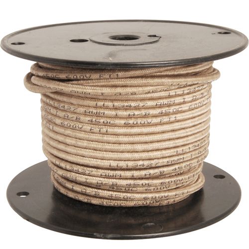 Allpoints 2531369 Hi-Temperature Wire, 10 GA,TAN,100'