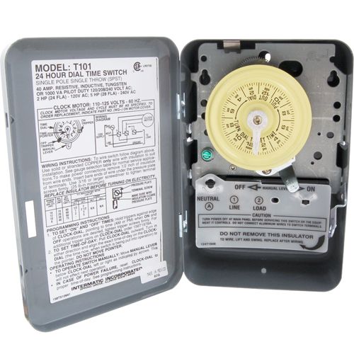 Allpoints 2531388 Outdoor Lighting Timer, 120V