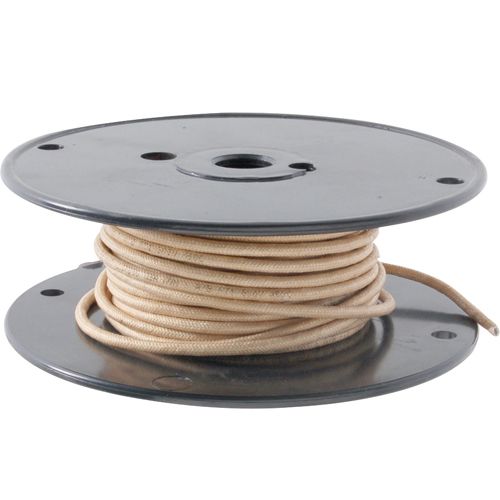 Allpoints 2531402 Hi-Temperature Wire, 12Ga,Tan,50',MG