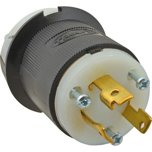 Allpoints 2531447 Locking Plug  L6-30P, Single Phase