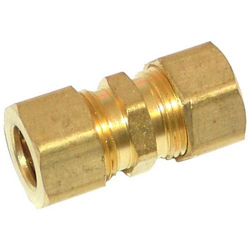 Allpoints 261383 Cct  Brass Union Coupling, 3/8",9/16"-24 Thread