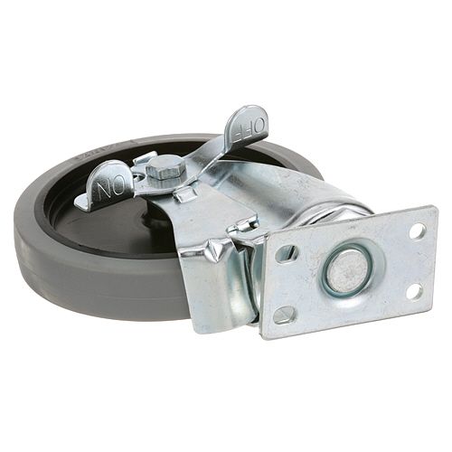 Allpoints 262367 Plate Mount Caster W/Brk 5 W 1-3/4 X 3
