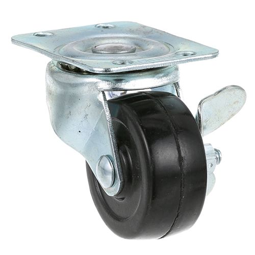 Allpoints 262380 Plate Mount Caster W/ Brake 2 W 1-7/8 X 2-5/16