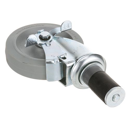 Allpoints 262403 Plate Mount Caster W/BRK  5 W  1-1/2 OD Tubing