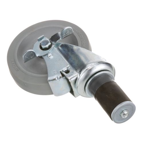 Allpoints 262407 Swivel Stem Caster W/BRK  5 W  1-5/8 OD Tubing