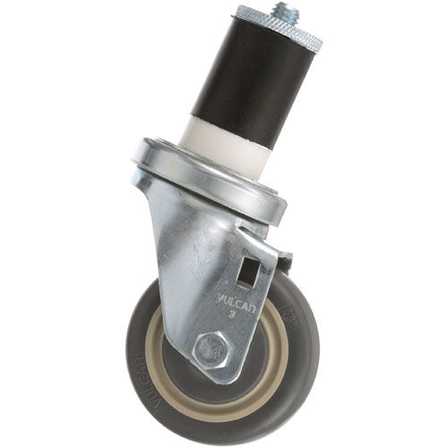 Allpoints 262408 Swivel Stem Caster 3 W  1-5/8 OD Tubing