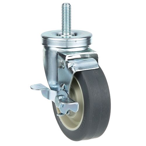 Allpoints 262419 Thrded Stem Caster W/BRK 4 W  1/2-13