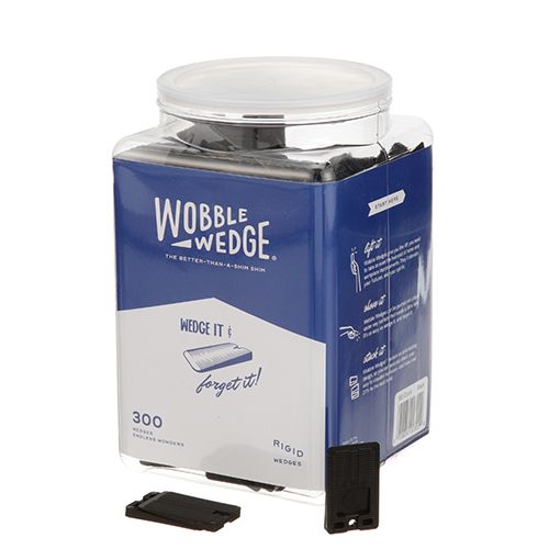 Allpoints 264528 Wobble Wedge, Rigid , Black, Jar/300