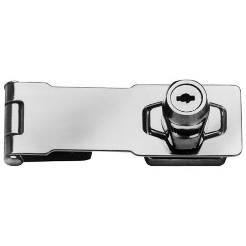 Allpoints 266212 Hasp  Lock  With Cylinder Lock