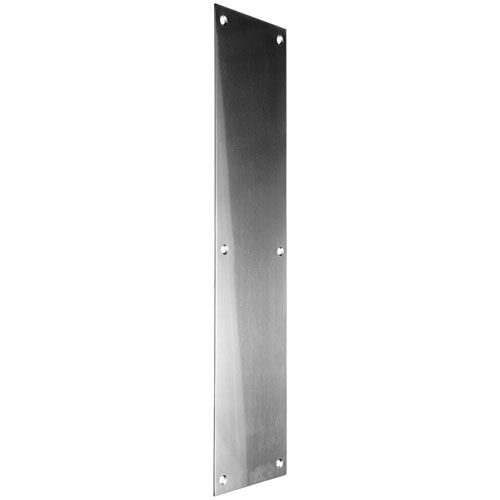 Allpoints 266227 Push Plate Brass,3-1/2X15"