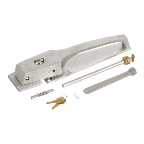Allpoints 266268 Lever Handle W/Fl strike/IR/LK