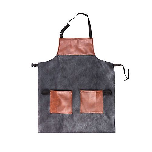 Allpoints 2713CHARSAVA KNG 33 in BBQ Apron Vinyl Waterproof