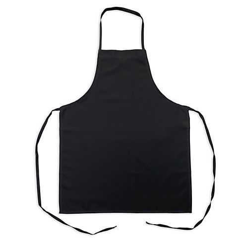 Allpoints 2775BLK KNG 32 inch Bib Apron Black