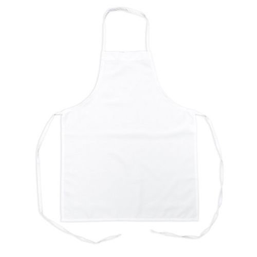 Allpoints 2775WHT KNG 32 inch Bib Apron White