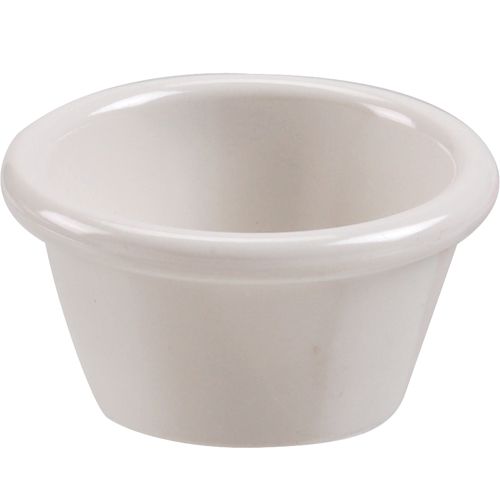 Allpoints 2801374 Smooth Ramekin , 2 OZ,Bone, 12-Pack