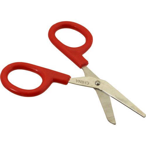 Allpoints 2801527 Scissors, Red Handle , 4-1/2"