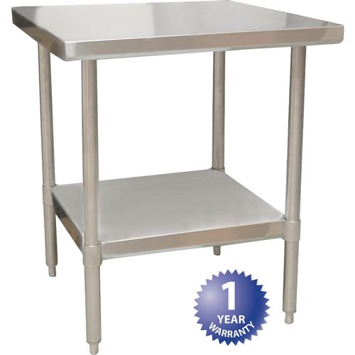 Allpoints 2801779 Worktable , 30X30,18 GA S/S Top