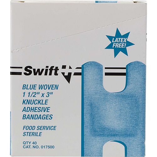 Allpoints 2802225 Blue Knuckle Bandages (Pack/40)