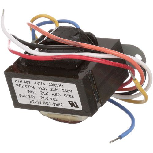 Allpoints 441136 40VA Step-Down Transformer W/Exposed Coil , 120/208/240V Primary, 24V Secondary