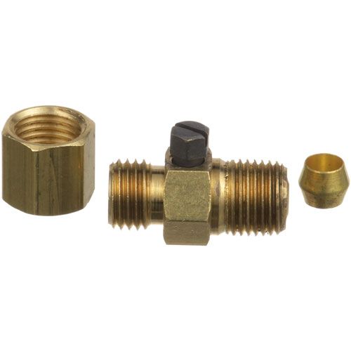 Allpoints 521052 Adjustable Gas Pilot Filter, 1/8" NPT Inlet, 3/16" CCT Outlet