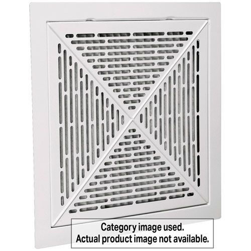 Allpoints 5561106 Plated Filter Return Grille (16" Neck, Black)