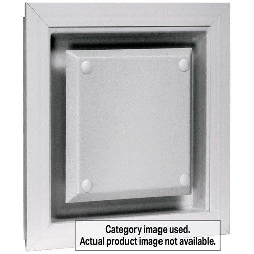 Allpoints 5561180 Return/Supply Combo 12" (6"Neck, Black, W/ Frm)