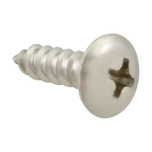 Allpoints 6120608 Stainless Steel Small Thread Screw - Pack of 100
