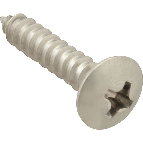 Allpoints 6120612 Stainless Steel Small Thread Screw - Pack of 100