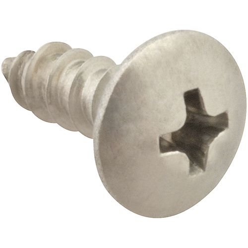 Allpoints 6120808 Stainless Steel Small Thread Screw - Pack of 100