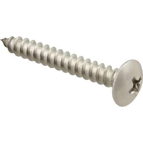 Allpoints 6120820 Stainless Steel Small Thread Screw - Pack of 100
