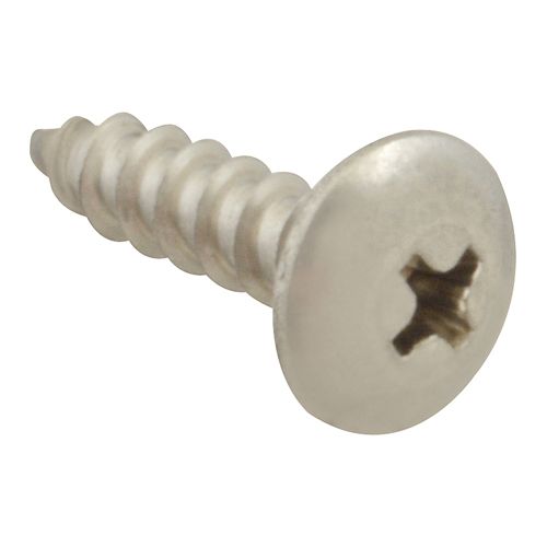 Allpoints 6121012 Stainless Steel Small Thread Screw - Pack of 100