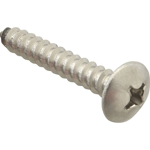 Allpoints 6121224 Stainless Steel Small Thread Screw - Pack of 100