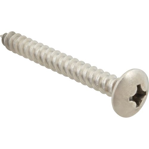 Allpoints 6121232 Stainless Steel Small Thread Screw - Pack of 100