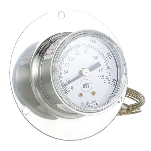 Allpoints 621031 Surface Mount 2" Thermometer, Range 30-240°F