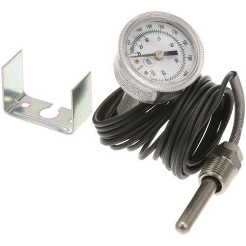 Allpoints 621060 2" Thermometer, Range 100-220°F, U-Clamp