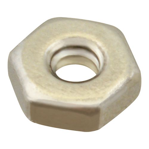 Allpoints 7010600 Stainless Steel Hex Nut, 6-32 Thread, Box 10
