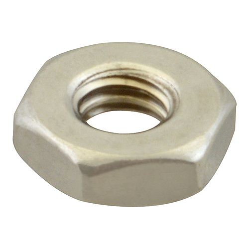 Allpoints 7011400 Stainless Steel Hex Nut, 1/4-20 Thread, Box 100