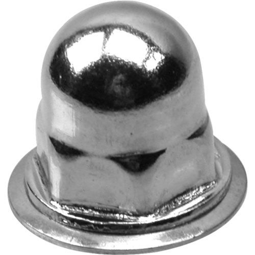 Allpoints 7141000 Nickel-Plated Acorn Nuts (100)