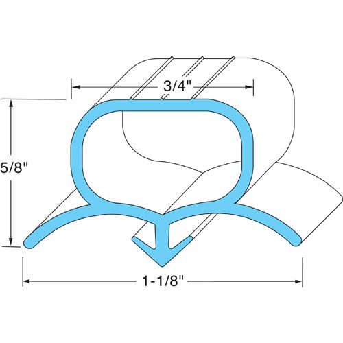 Allpoints 741311 Compression Gasket  - 8FT