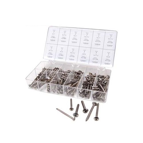 Allpoints 7991005 Long Sheet Metal Screw Kit