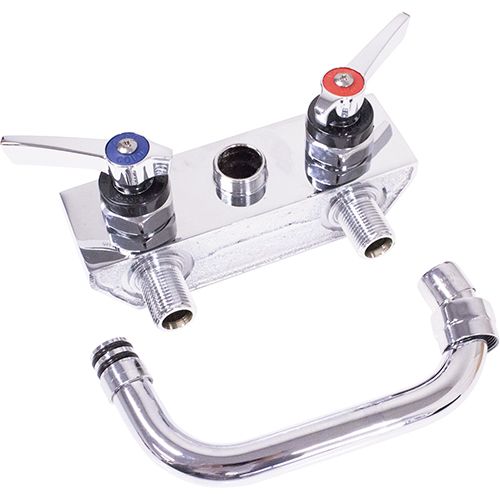 Allpoints 8009651 Wall Mount 4" Faucet with 6-Inch Spout