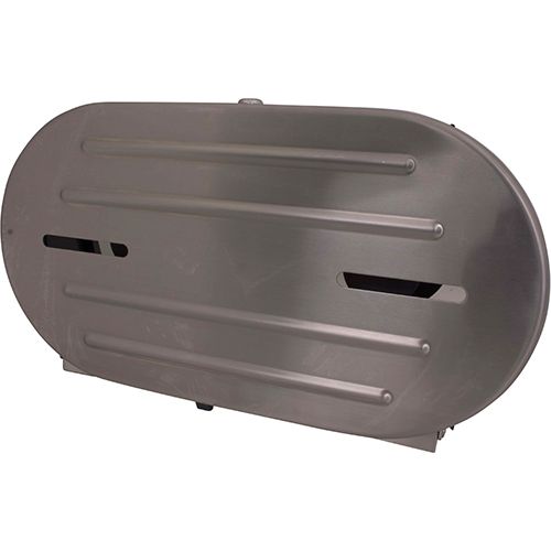 Allpoints 8009917 Dual Jumbo Stainless Steel Toilet Paper Dispenser