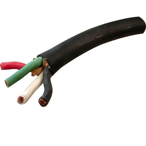 Allpoints 8010132 #6 Wire S.O. Cord, 4 Wires, Per Foot