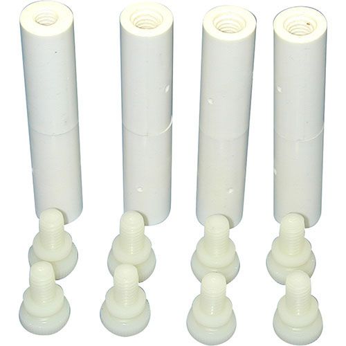 Allpoints 8011930 White Recessed Cold Return Hardware Kit