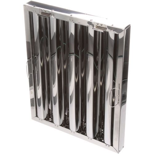 Allpoints 8014155 Type 6 Stainless Steel Hood Filter, 20x16 with Bottom Bracket