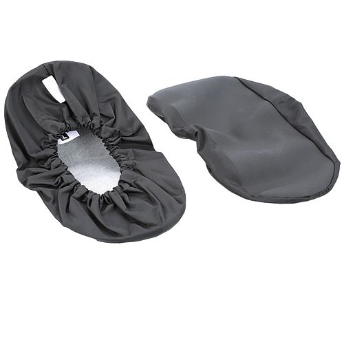 Allpoints 8014458 Reusable Shoe Covers, Pair, Grip-Max, Black, Large