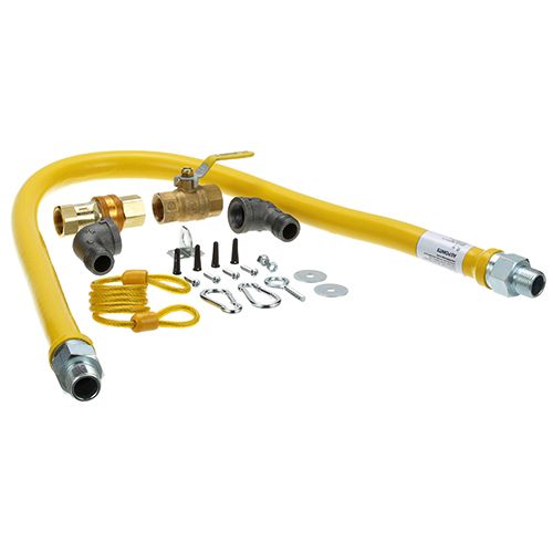 Allpoints 8025734 3/4" X 48" Gas Hose Kit, 7 Pack