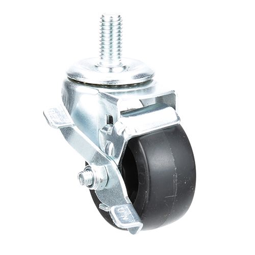 Allpoints 8401268 2.5", Swivel Stem Caster With Brake